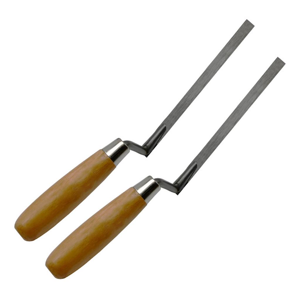2Pcs Pointing Trowel Brick Jointer Bricklaying Tool for Pointing Mortar Cement Trowel Pointing Tool Finger Trowel Tuck
