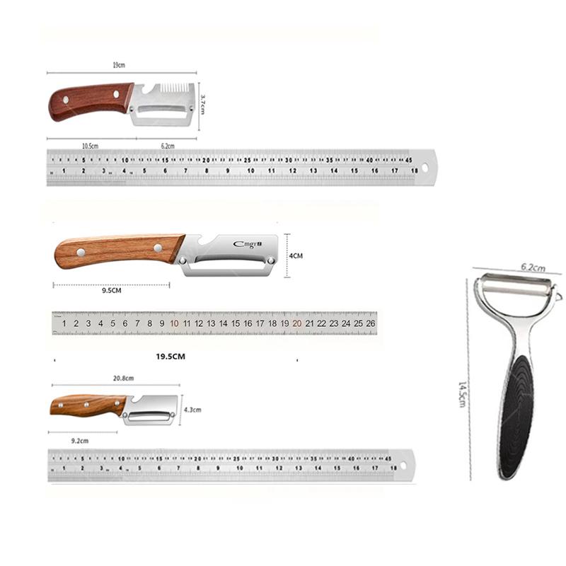 Specialized Peeler Multifunctional Stainless Steel Kitchen Peeler for Sugarcane and Pineapple Peeling Kitchen Vegetable Tool7