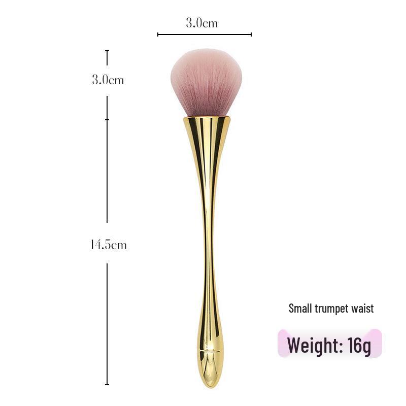 Large Soft Bristle Powder Brush for Blush, Highlighter, and Setting Powder