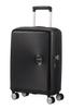 Чемодан-чехол Sound Box Spinner TSA EXP Guaranteed 35 л 55 см Base Black [American Tourister] 55/20 Ручная кладь 2,6 кг