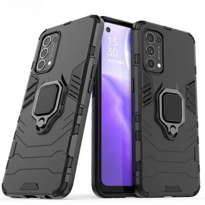 Для чехла Oppo Reno 5 5G Бампер Броня Магнитная присоска Подставка Полная защита Для чехла-накладки Oppo Reno 5 5G Для Oppo Reno5 5G 6,43 дюйма