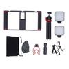 All In One Phone Video Kit with Aluminum Phone Cage Tripod High Brightness Fill Light Intelligent
