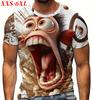 XXS-6XL Plus Size Men's T-shirt 3D Funny Monkey Graphic Printed T-Shirt For Women Fashion Short Sleeve Tops Tees Men Clothing