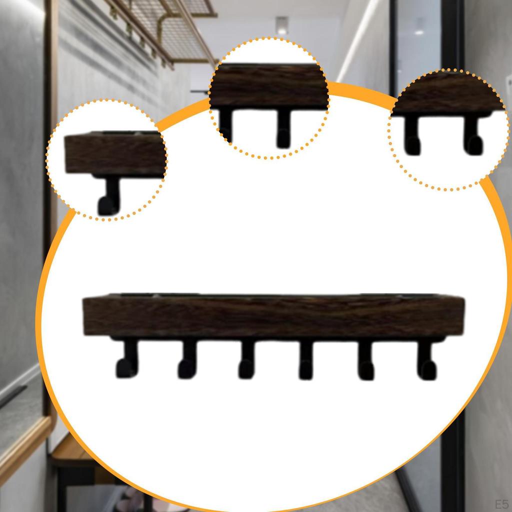 Настенная полка-ключница, вешалка для шляп, крючок для пальто, вешалка для одежды для спальни, гостиной