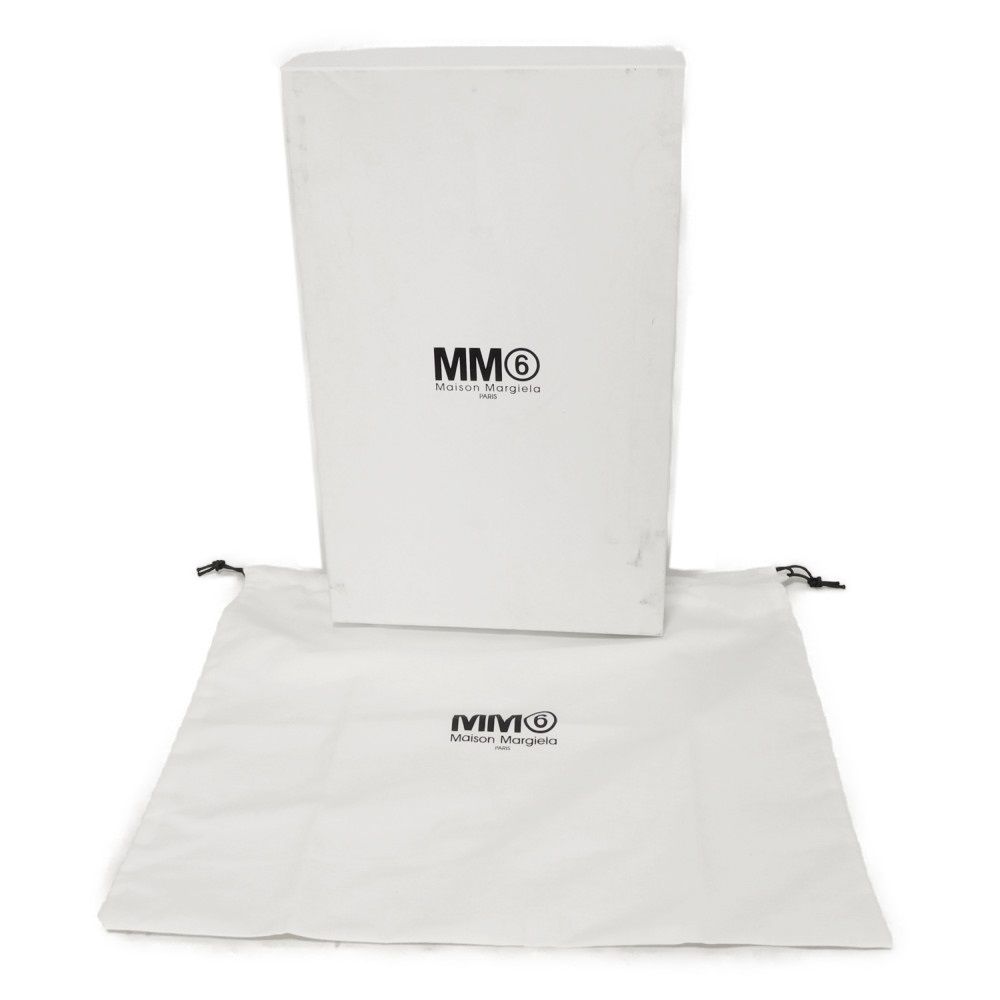 Used 65992 Low-cut Half Paint S59WS0150 7896 37 Platform Shoes White Black 9.4" Unused MM6 Light Gray Women's from