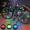1PC Mini Bicycle Light Bicycle LED Light with Battery Bicycle Wheel Light