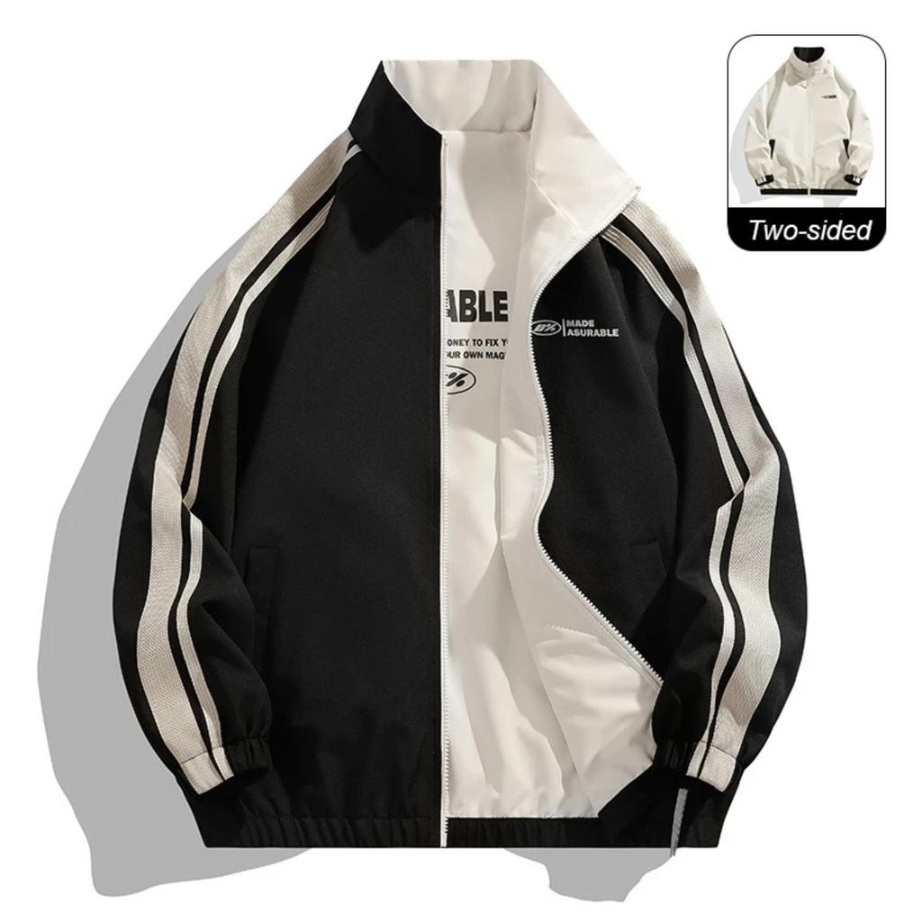 Унисекс Двусторонняя Куртка для Активного Отдыха с Ветрозащитными и Брызгозащитными Свойствами