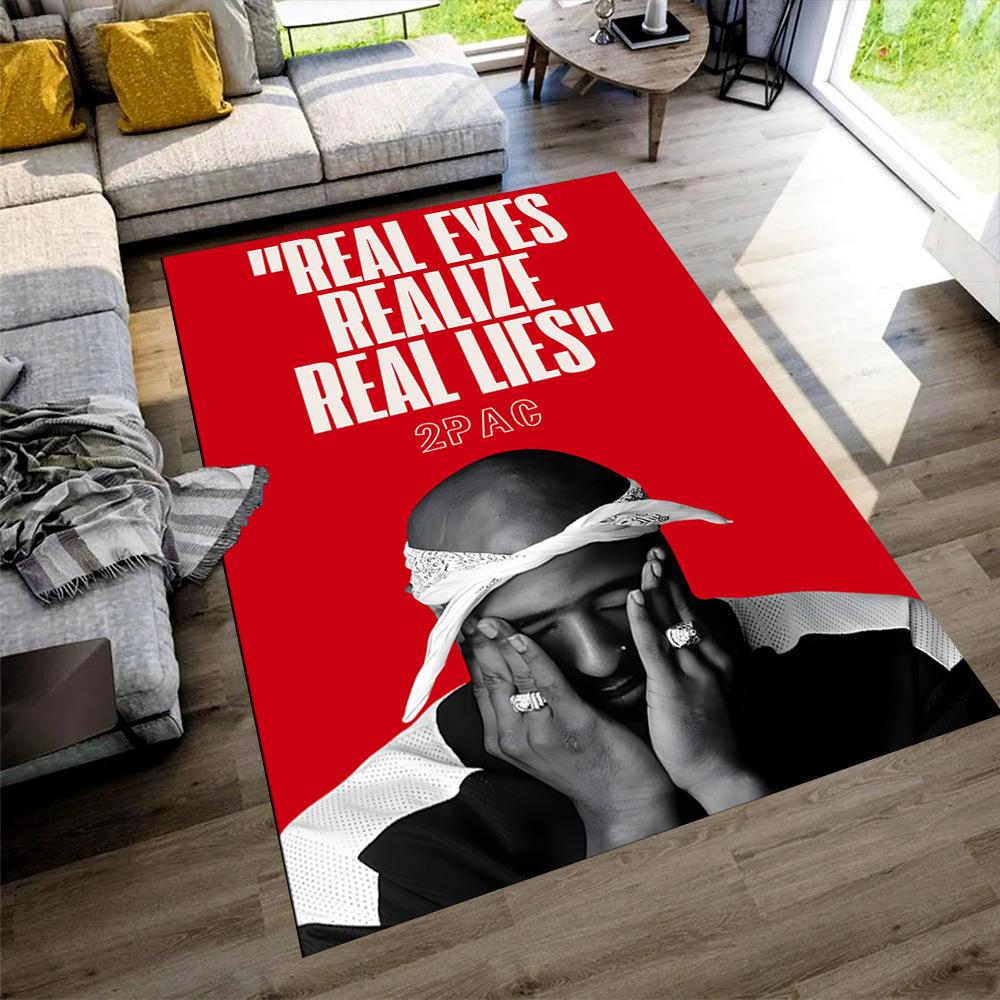 2pac Floor Rug Office Rug Suitable for Living Rooms Game Room Hallway Study room Antislip Carpet Office home decor
