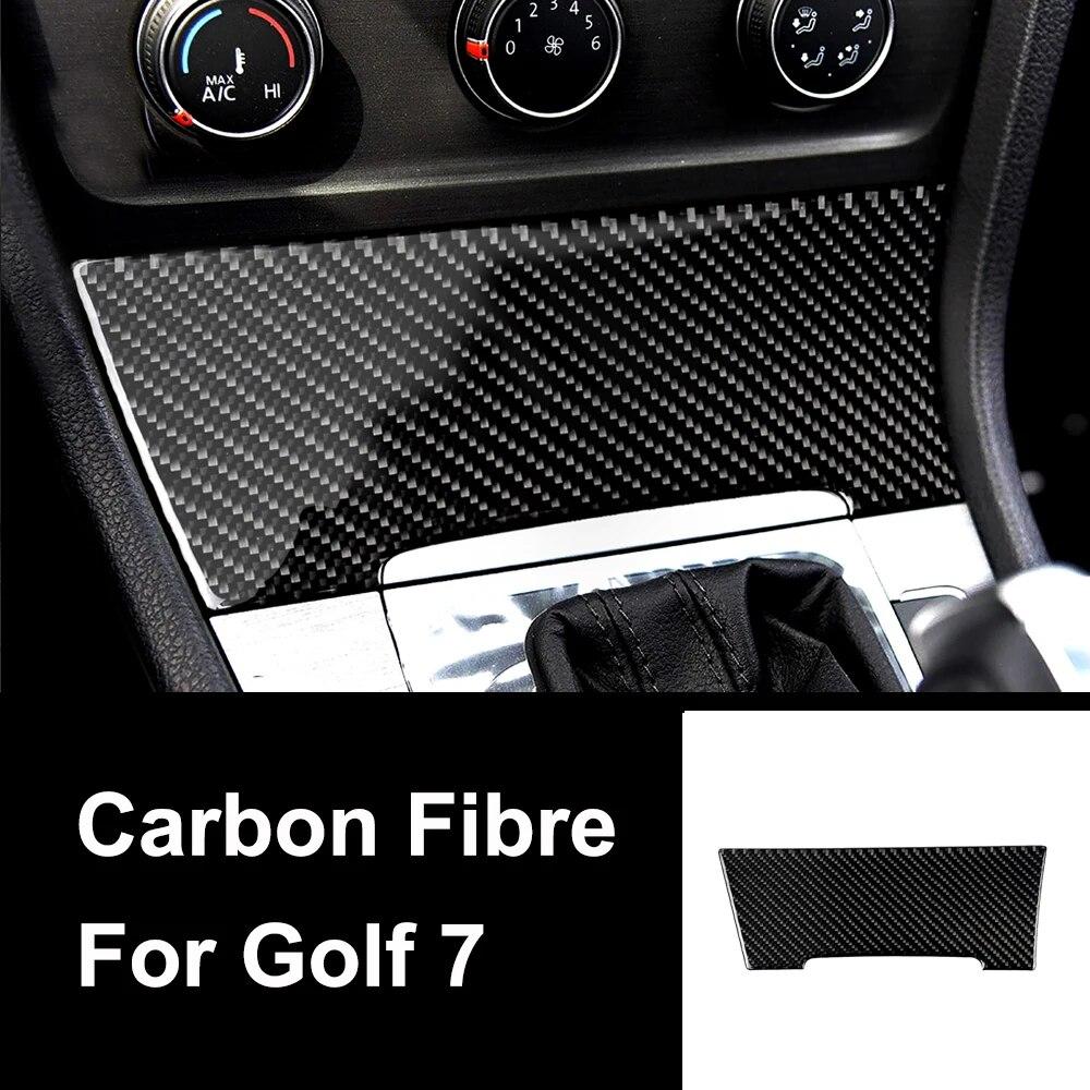 Декор из углеродного волокна, аксессуары, панель переключения передач автомобиля, декор рамки фар для VW Golf 7 GTI R GTE GTD MK7 2013-