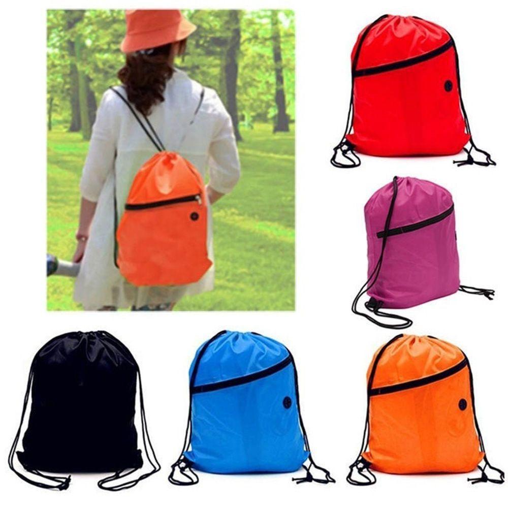 Shoe Clothes Travel Gym Storage Duffle Environmental Backpack Pouch Pack Drawstring Bag