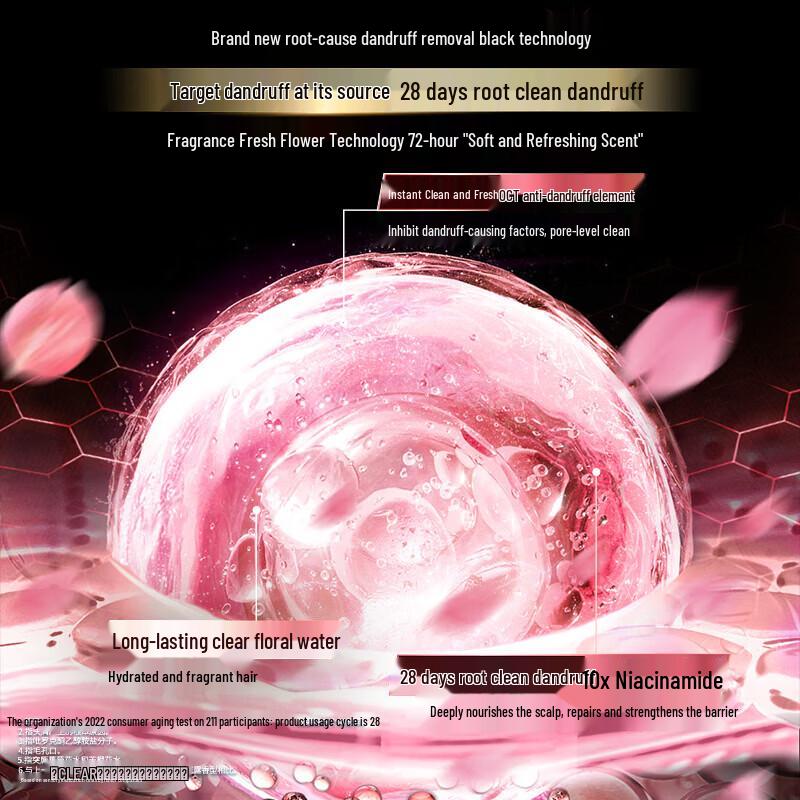 Clear Cherry Blossom Anti-Dandruff Shampoo