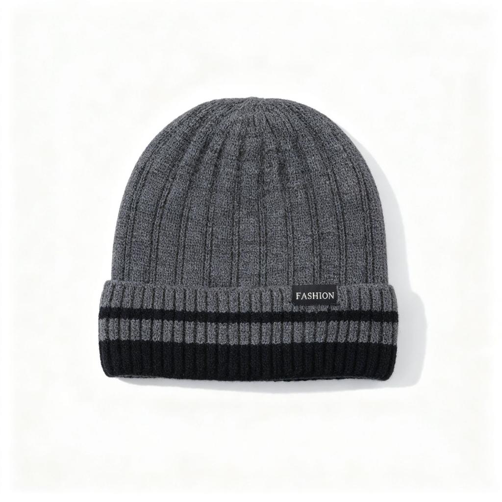 Men's autumn and winter wool hat fashion warm cover ear protection knitted hat outdoor mountain sports cycling cold hat tide