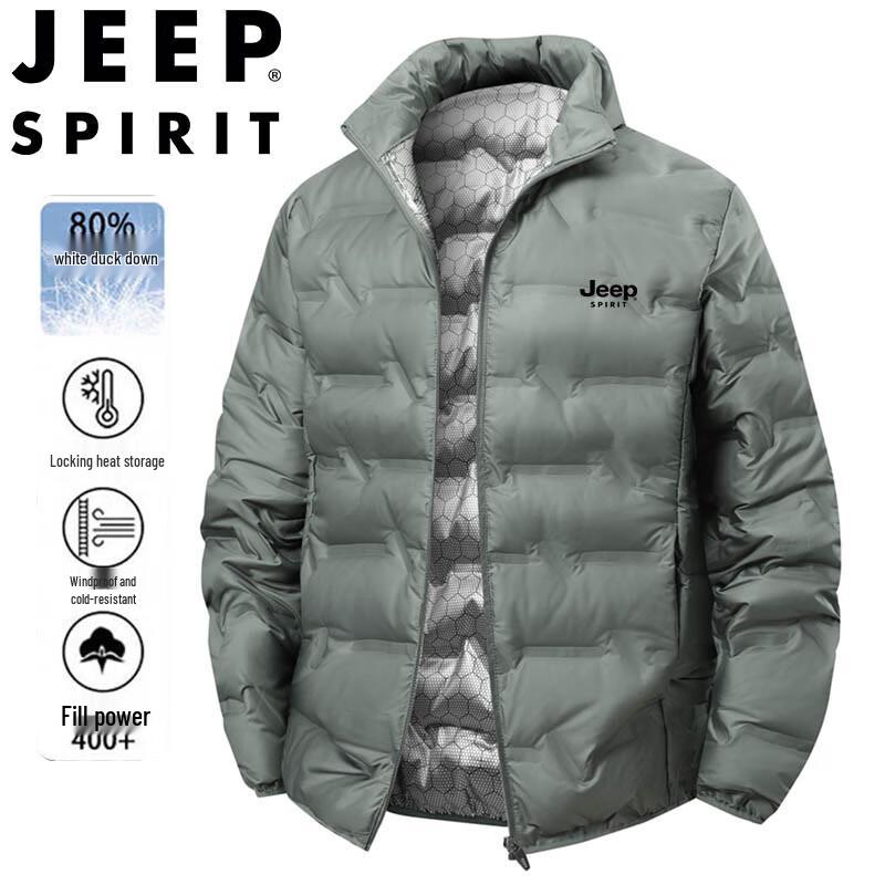 Мужская пуховая куртка JEEP SPIRIT с воротником-стойкой