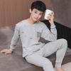 Комплект детского нижнего белья из чистого хлопка для мальчиков - Теплый свитер для студентов-подростков
