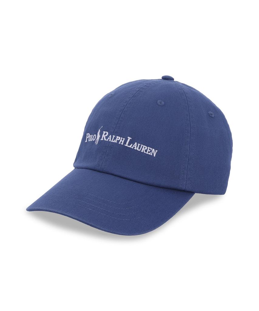 Кепка-бейсболка POLO RALPH LAUREN из хлопкового твила - Синяя