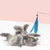 Игрушка-дразнилка с колокольчиками и перьями, интерактивная игрушка для самостоятельной игры, для домашних упражнений и развлечений