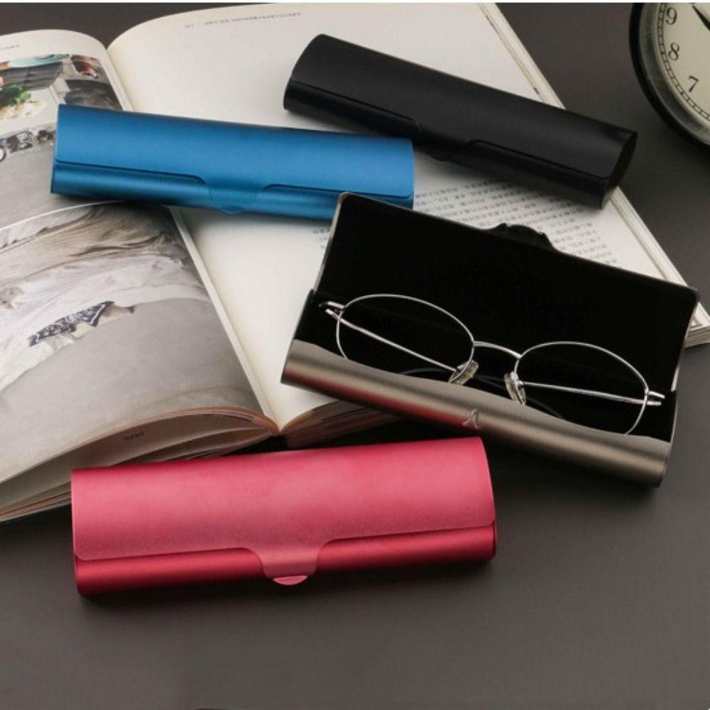 Hard Shell Eyeglass Case Ultra-Light Eyeglasses Case New Aluminum Glasses Case  Men