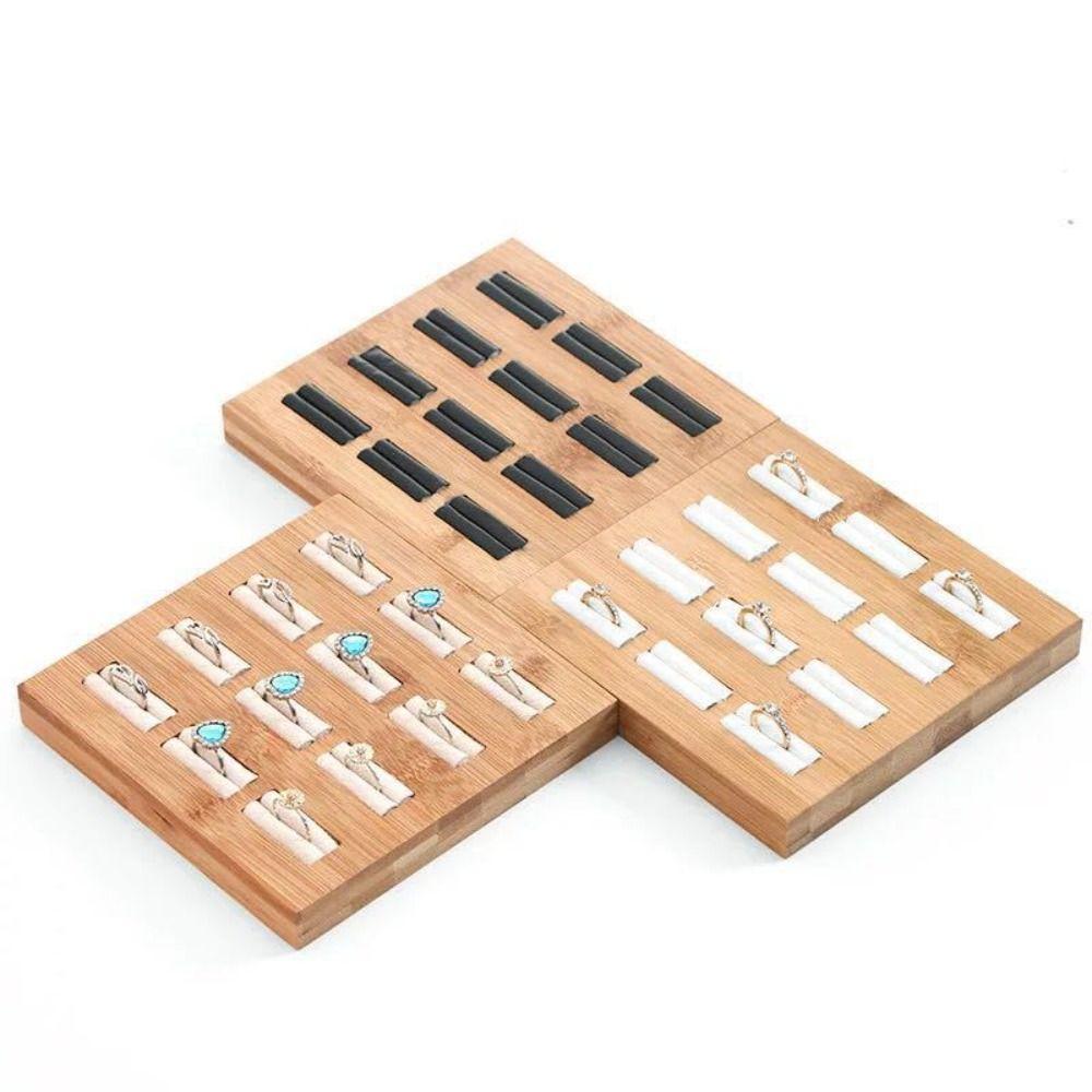 Exquisite Design Jewelry Display Rack Wooden Jewelry Earrings Organizer Jewelry Accessories