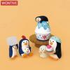 ZAKKA Кавайный Кот Украшение Летняя Серия Мороженое Декорация Сцены Креативная Модная Игрушка Смоляная Фигурка Рукоделие Украшение
