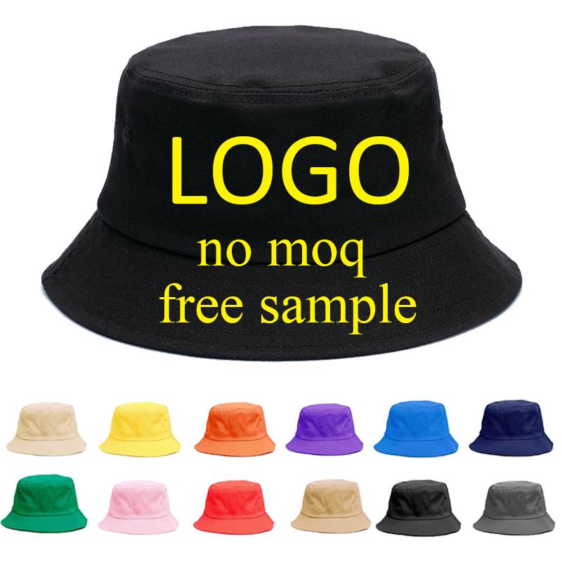 MOTE-ZA24 Men Bucket Hat High Quality Custom Pink Bucket Hat Women Cotton Adjustable Custom Logo Bucket Hat
