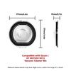 Sealing Ring And Base Lid for Dust Bin Top Fixed Dust Cup Replacement Part for Dyson V6 V7 V8 V10 V11 V12 V15 Vacuum Cleaner