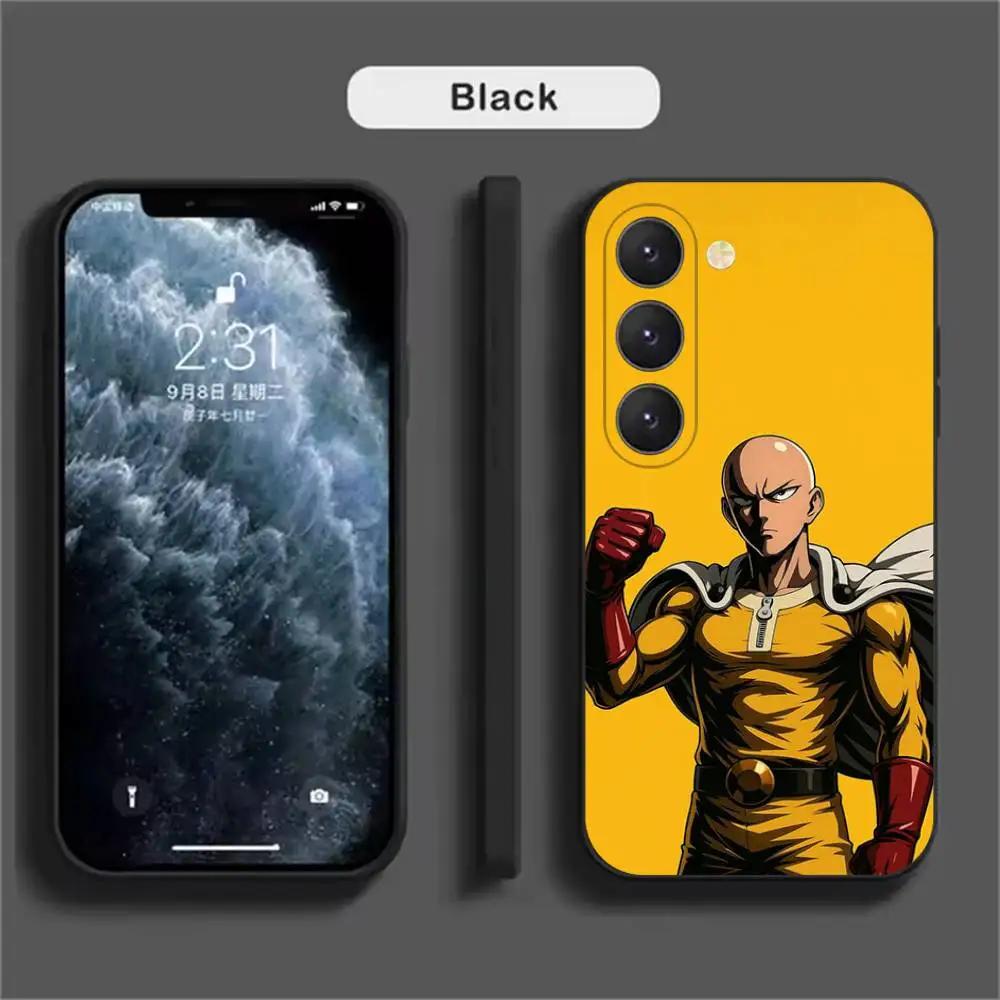 O-One P-Punch Anime Man Phone Case For Samsung Galaxy A52 A42 A32 A22 A12 A02S A72 A73 A51 A41 A31 A21S A71 A40 A30S A20S
