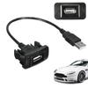 Удлинительный кабель USB-адаптер Черный Автомобильная центральная консоль