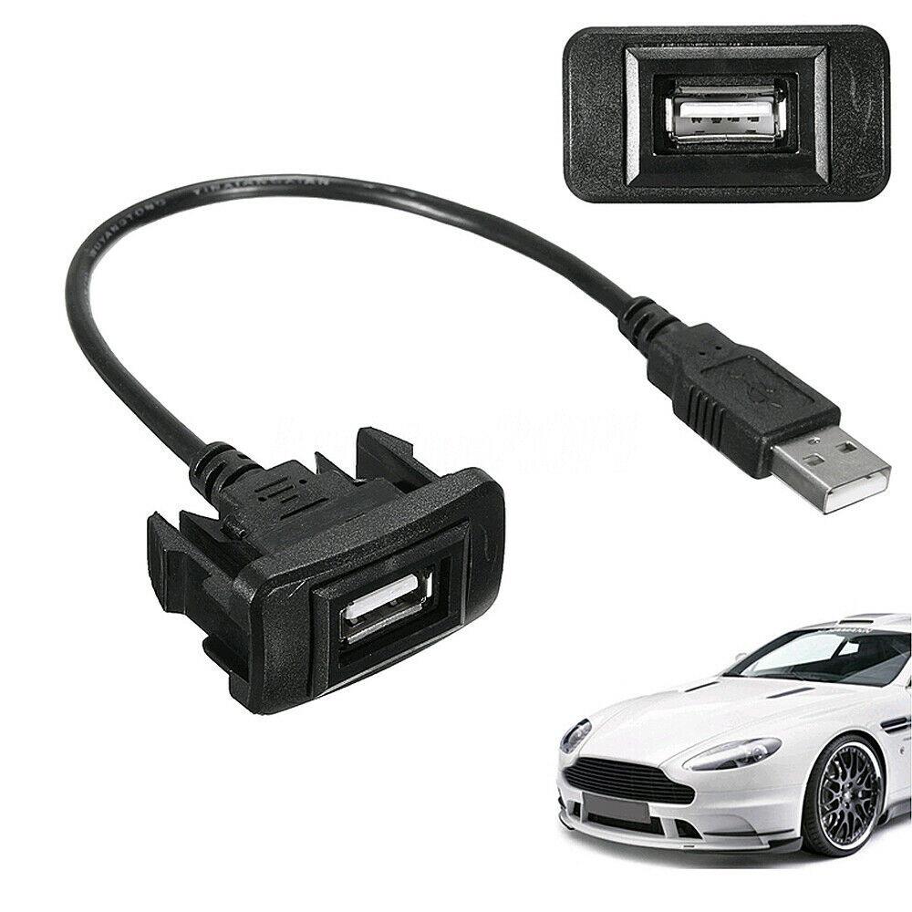 Удлинительный кабель USB-адаптер Черный Автомобильная центральная консоль