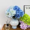 Шелковые гортензии с 5 головками, искусственные цветы для свадебного декора и домашних композиций