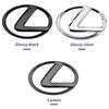 3D ABS Car Front Rear Emblem For Lexus IS250 CT200H GS300 NX200 GS350 IS200 IS300 ES200 ES300 GX470 RX400 Trunk Badge Sticker