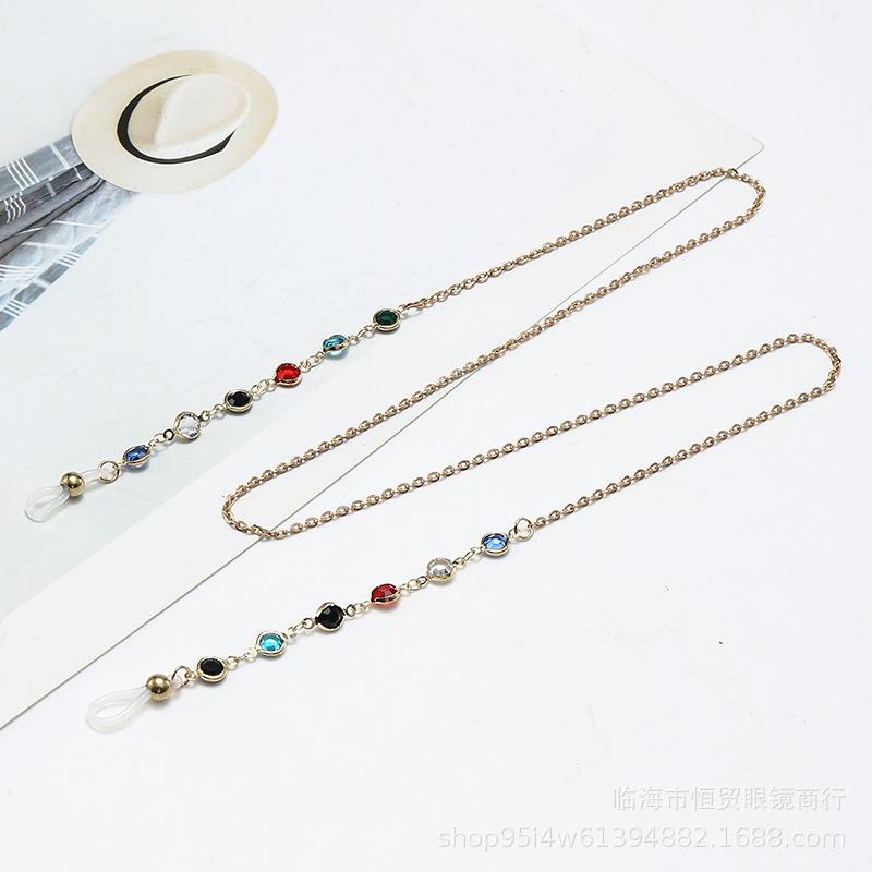 Цепочка для очков женская подвесная цепочка для глаз модная ретро-ювелирная цепочка для очков противоскользящие шнурки аксессуары подвесная цепочка аксессуары