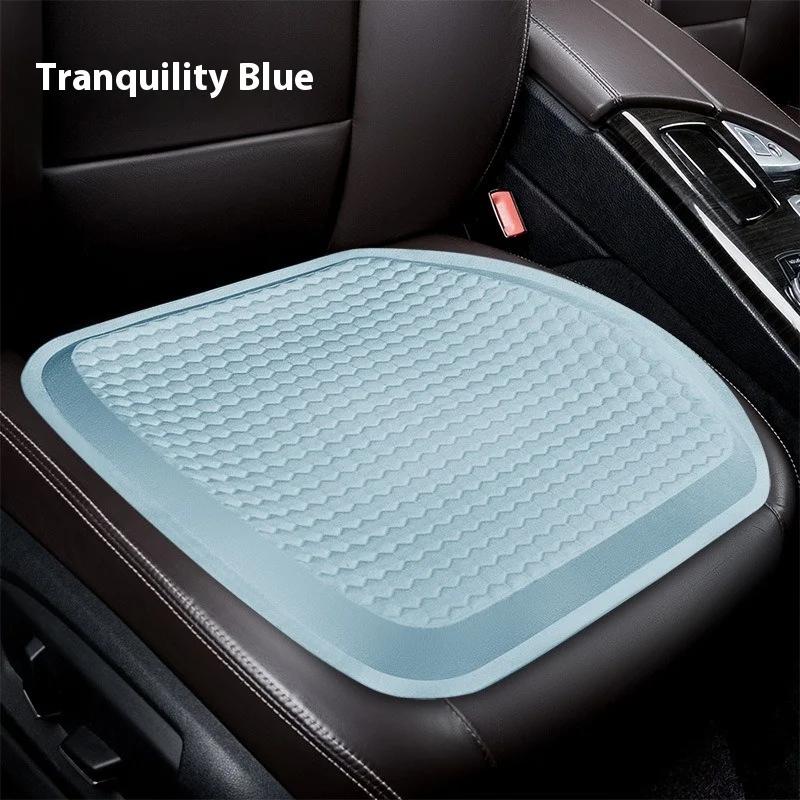 1 Pcs Car Seat Cushion Summer Cooling Seat Cushion Breathable Universal Honeycomb Cold Gel Creative Ventilation Cool Seat Cover