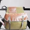 Portable Canvas Motorcycle Saddlebag Dual-sided Rear Seat Storage Luggage Bag