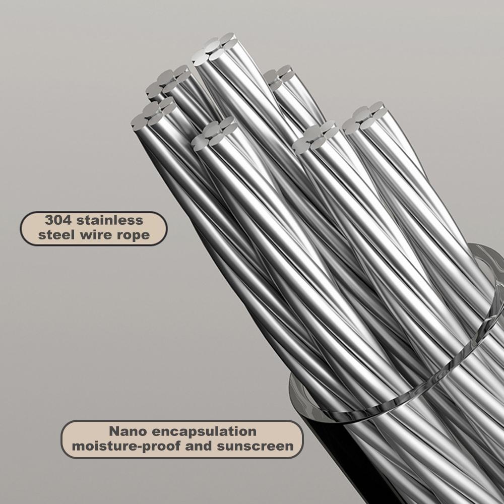 Домашняя выдвижная бельевая веревка, несущая бытовая веревка для одежды, компактная сушилка для одежды для дома