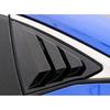 Глянцевый черный накладки на боковые жалюзи заднего стекла для - Honda Civic седан
