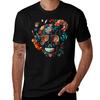 Sugar Skull With Flowers Mexican Skull Dia De Los Muertos Day Of The Dead Tshirt Unisex Tshirt Tshirt