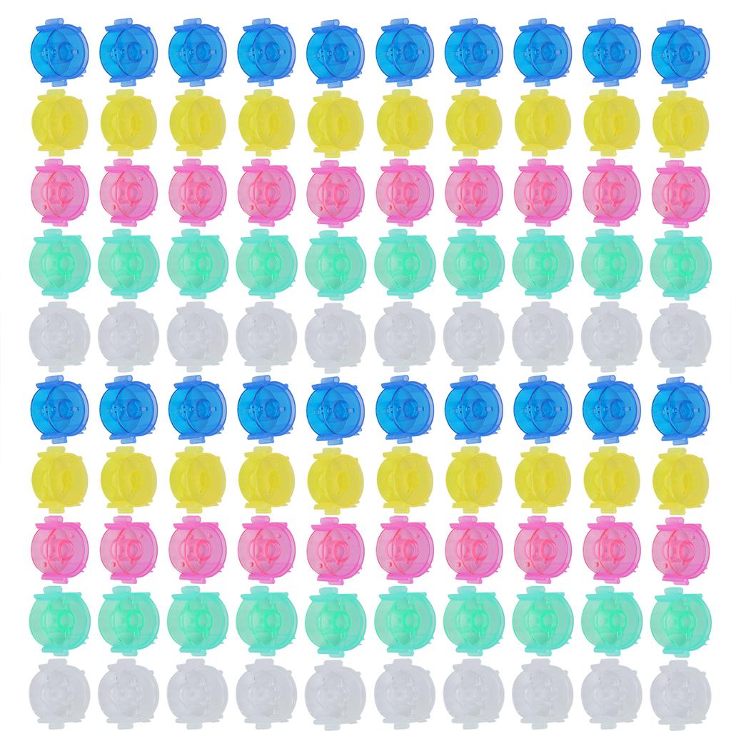 100 шт. зажимы для фиксации шпульки, предотвращающие падение катушки, удерживающие аксессуары для швейной машины