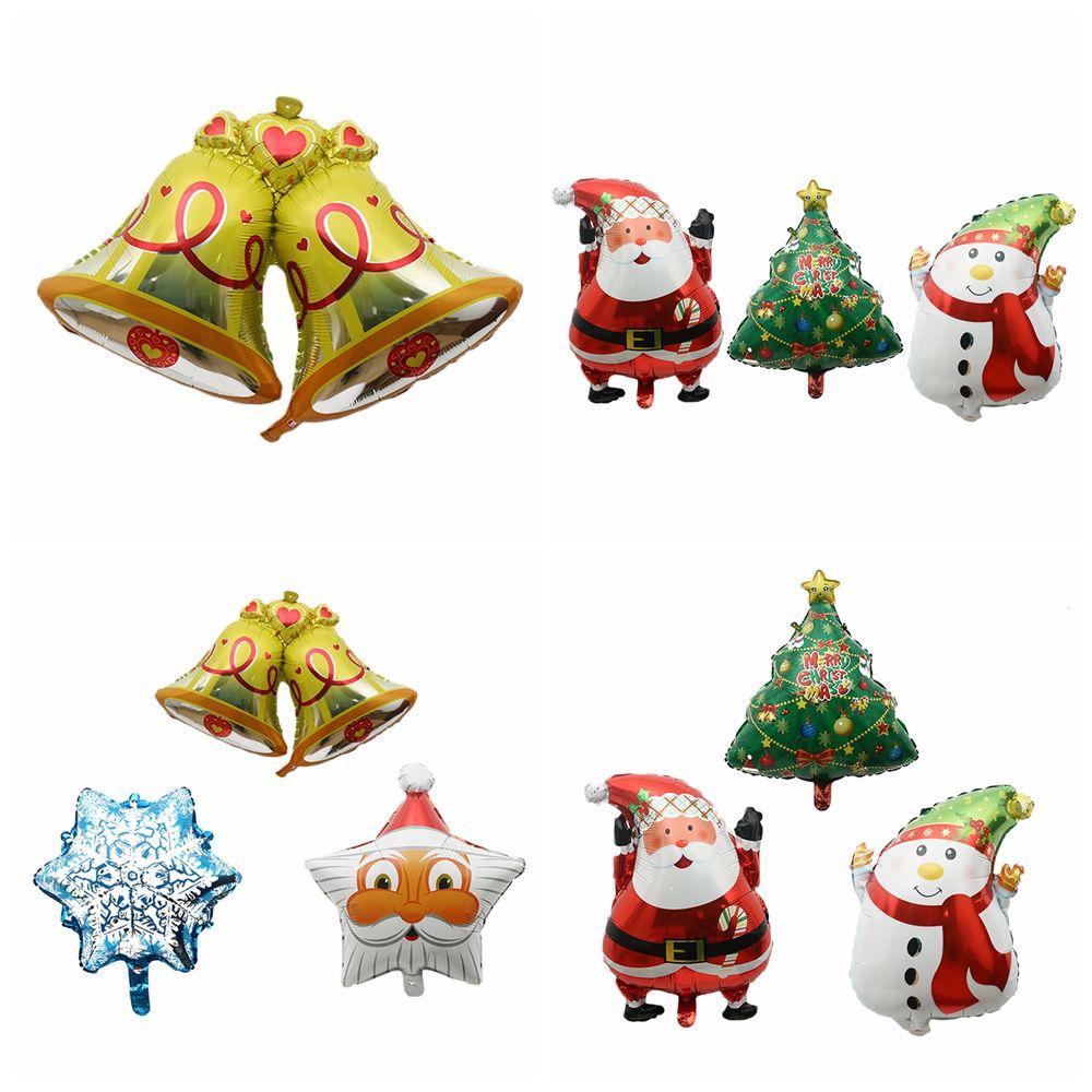 Горячая Распродажа Модный Надувной Гелиевый Детский Игрушечный Декор на День Рождения Фольгированный Шар Санта Клаус Рождество