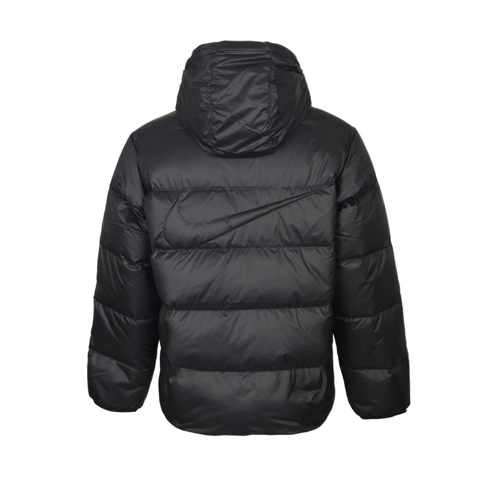Мужские пуховики Nike WINDRUNNER Мужские Черные С капюшоном (Несъемный)