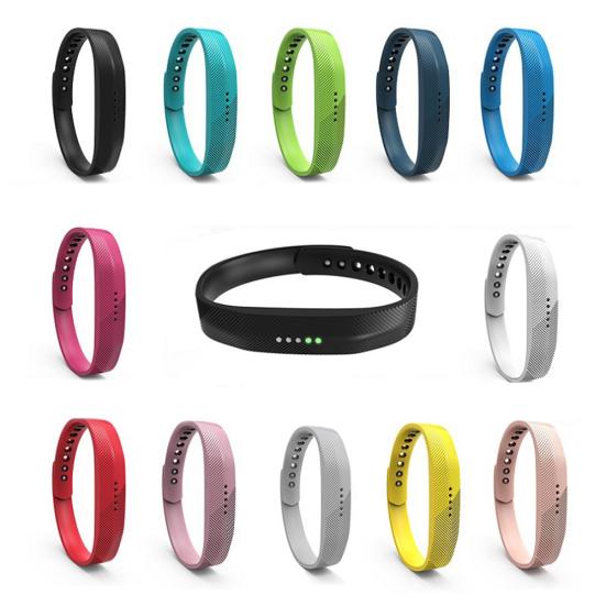 Спортивный силиконовый браслет на запястье для Fitbit Band, замена для умных часов Flex2