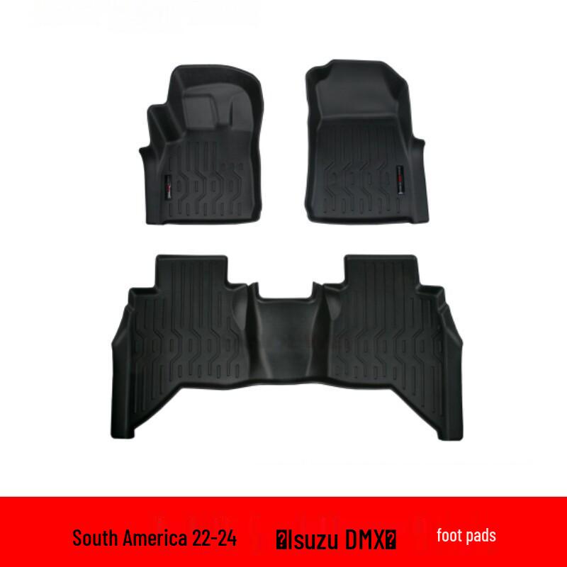 Всепогодные 3D коврики в салон и водонепроницаемые коврики в багажник для Isuzu D-MAX 2021