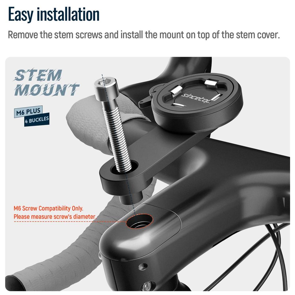 Bicycle Phone Road Bike Phone Aluminum Smartphone for Mountain Bikes and Cross Compatible with and Android Inch Smartphones Holder, 1-Second