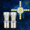 2x1156 LED BA15S P21W S25 18 светодиодов Чипы 3030 6000K Белый ДХО Автомобильные Стоп-сигналы Лампа Заднего Хода