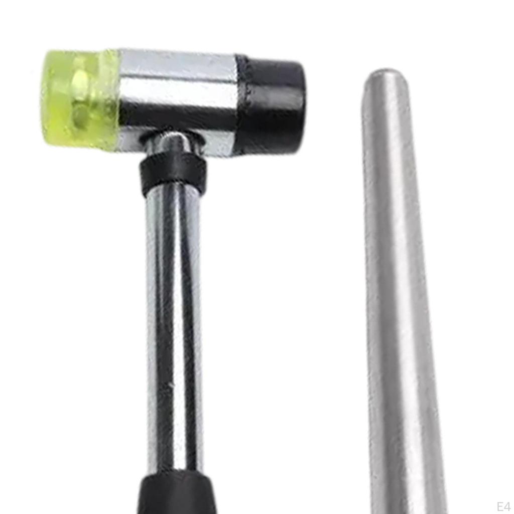 Инструмент для увеличения ювелирных колец с резиновым молотком, легкий, портативный, для самостоятельного изготовления из металла