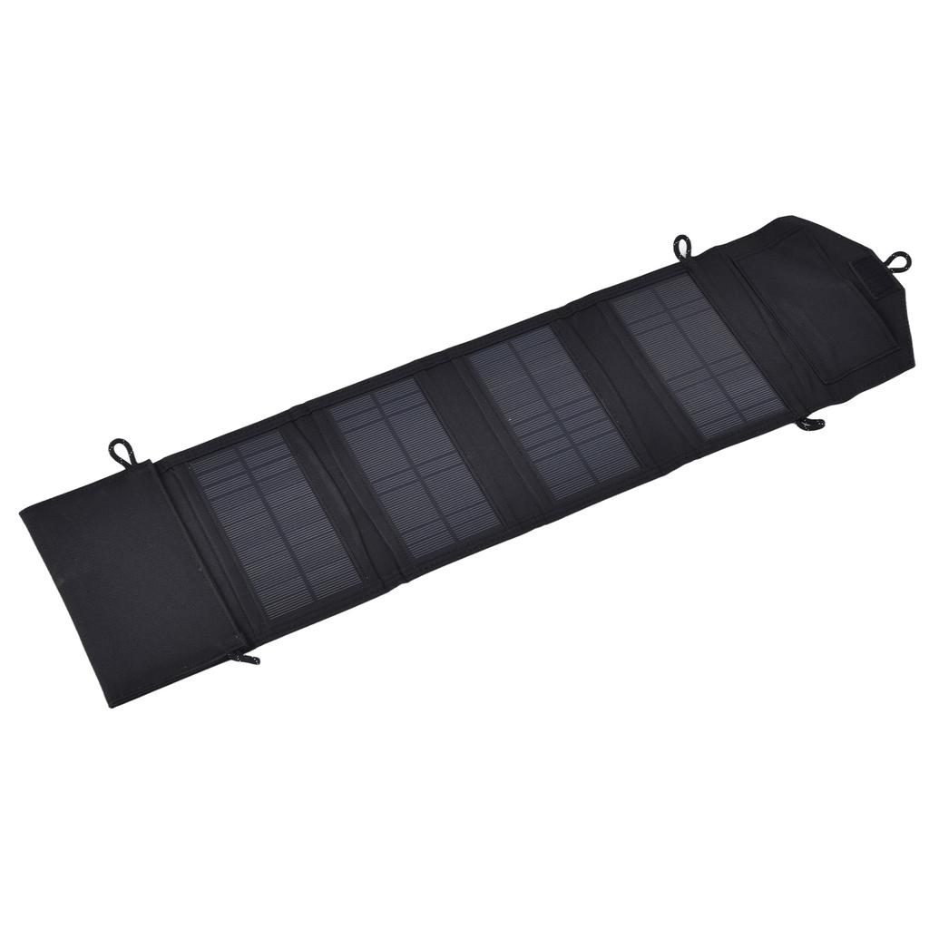 15W 5V Portable Solar Folding Panel Power Station Outdoor USB Solar Panel Power Bank for Camping