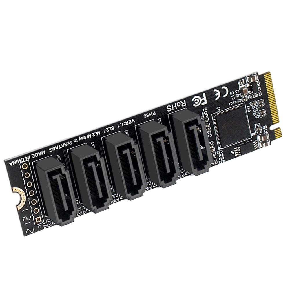 Адаптер-расширитель M.2 M-Key PCI Express на SATA 3.0 Поддержка ОС/Windows/Linux Карта-конвертер Поддержка функции PM