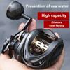 Baitcast Reel Sea Fishing Deep Line Cup 9+1 BB High Capacity Metal Boat Fishing Reel Slowly Shake Lure Wheel