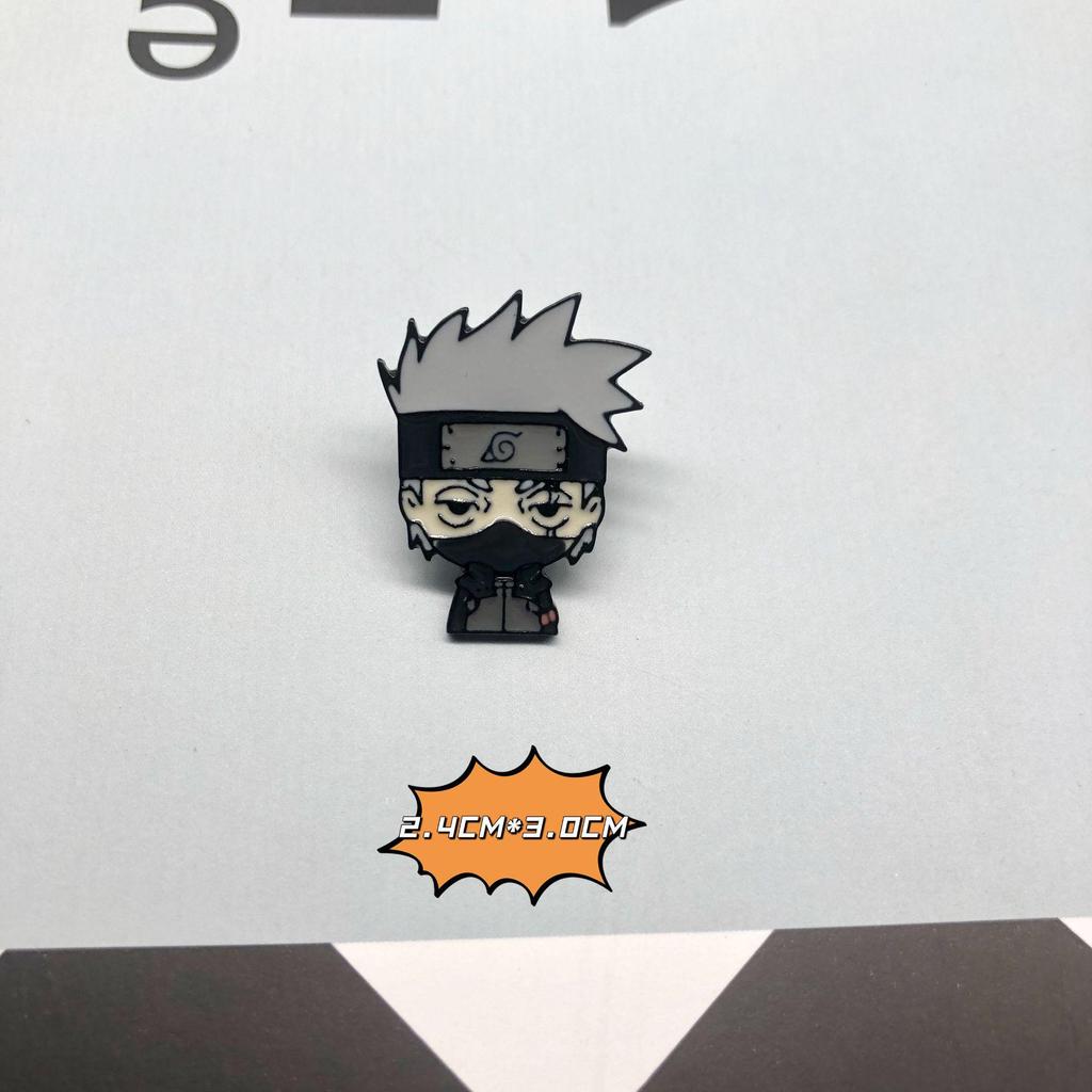 Японская мультяшная брошь с капельным маслом: Модный металлический значок для одежды и сумок