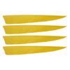 20 шт. Перьевое оперение Высокоскоростные Стабильный полет Стрелы для стрельбы из лука для уличных стрел 4 дюйма Желтый