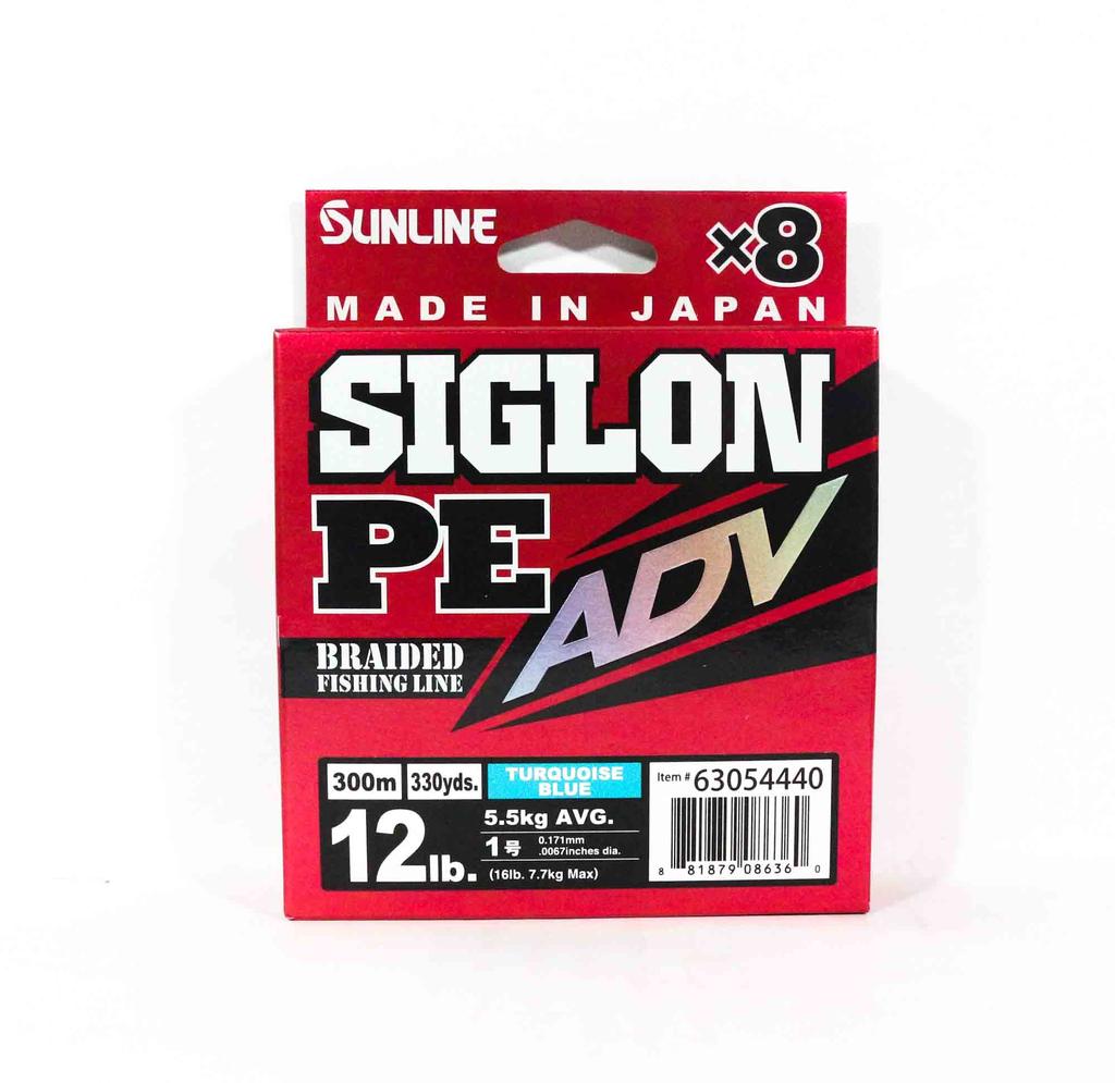 Sunline PE Line X8 Siglon Advance 300M PE 1 12 фунтов синий (6360)